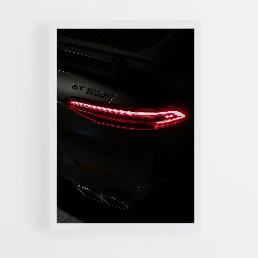 Poster magnifique Amg gt – affiche Mercedes (vue 3)